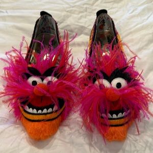 Irregular choice super rare animal muppet shoes 38 BNIB